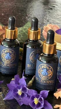 Serum Piwonia Blue Irys, butelka 30 ml z czarnego szkła z pipetą